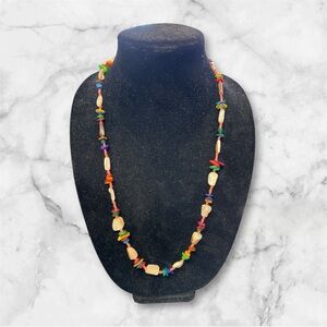 NWT Free People Murillo-Colored Stones Necklace